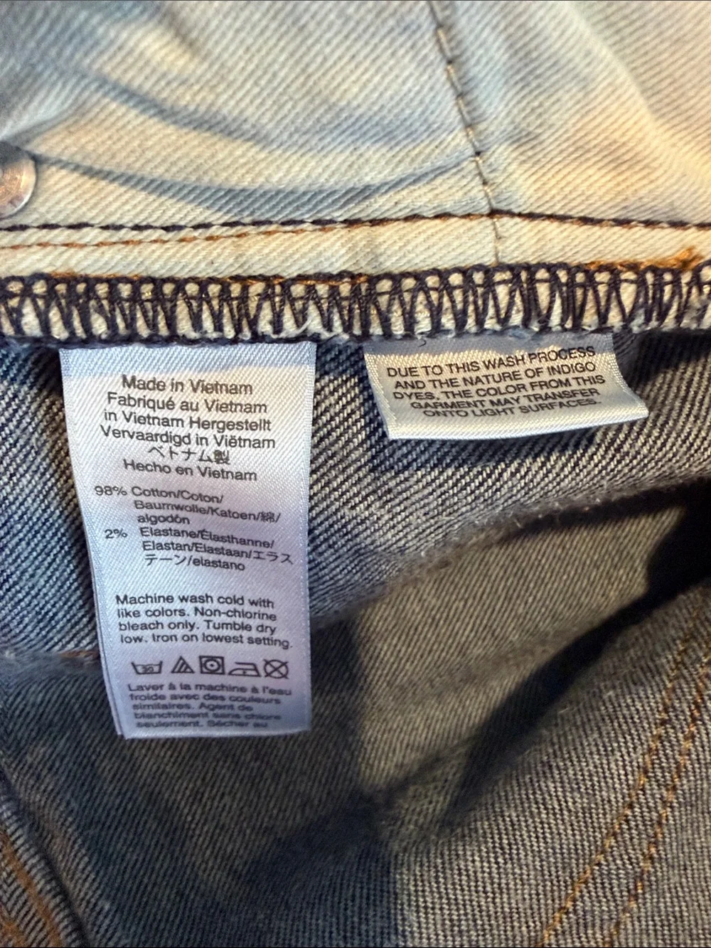 J. Crew Men's Slim Straight Dark Blue Stretch Jeans